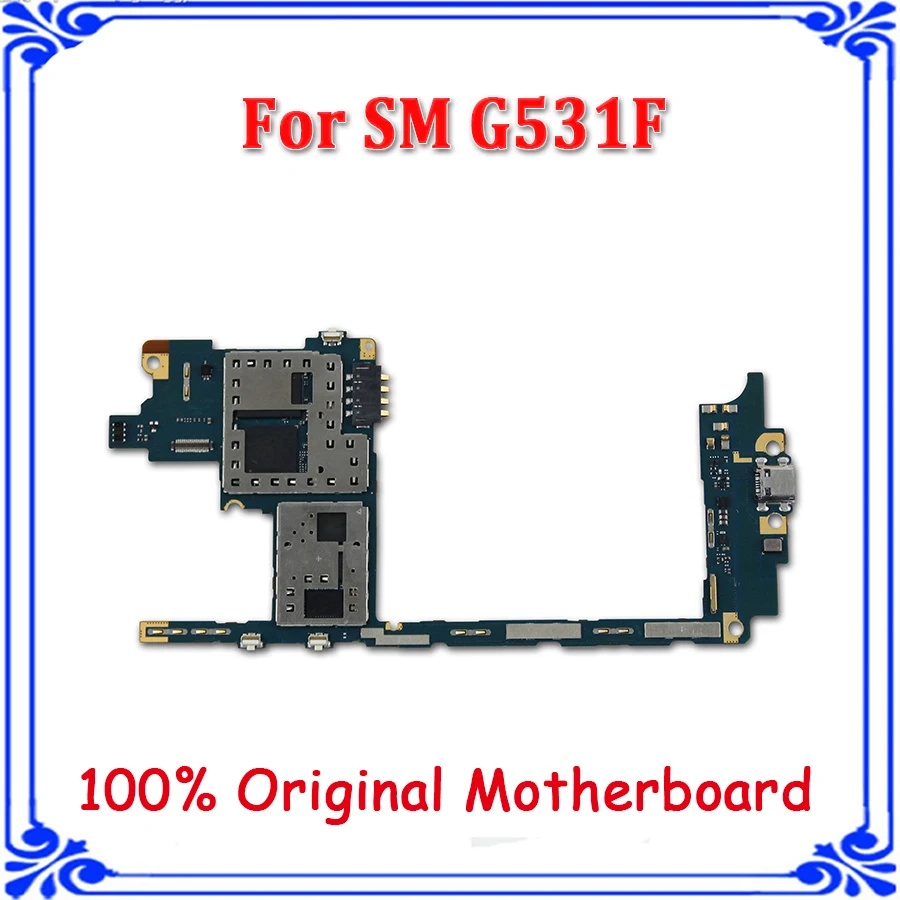С полным чипом для samsung Galaxy Grand Prime G531F материнская плата 100% оригинальная