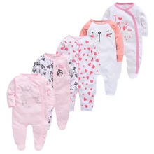5 шт. Детская Пижама для Мальчика bebe fille хлопок дышащий мягкий ropa bebe новорожденных пижамы Pjiamas 5 шт. Детская Пижама для Мальчика bebe fille хлопок дышащий мягкий ropa bebe новорожденных пижамы Pjiamas