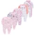 5шт Baby Girl Boy Pijamas roupas de bebe fille Хлопок Дышащий Мягкий ropa bebe Новорожденные Шпалы Детские Пижамы Младенческий Sleepsuit