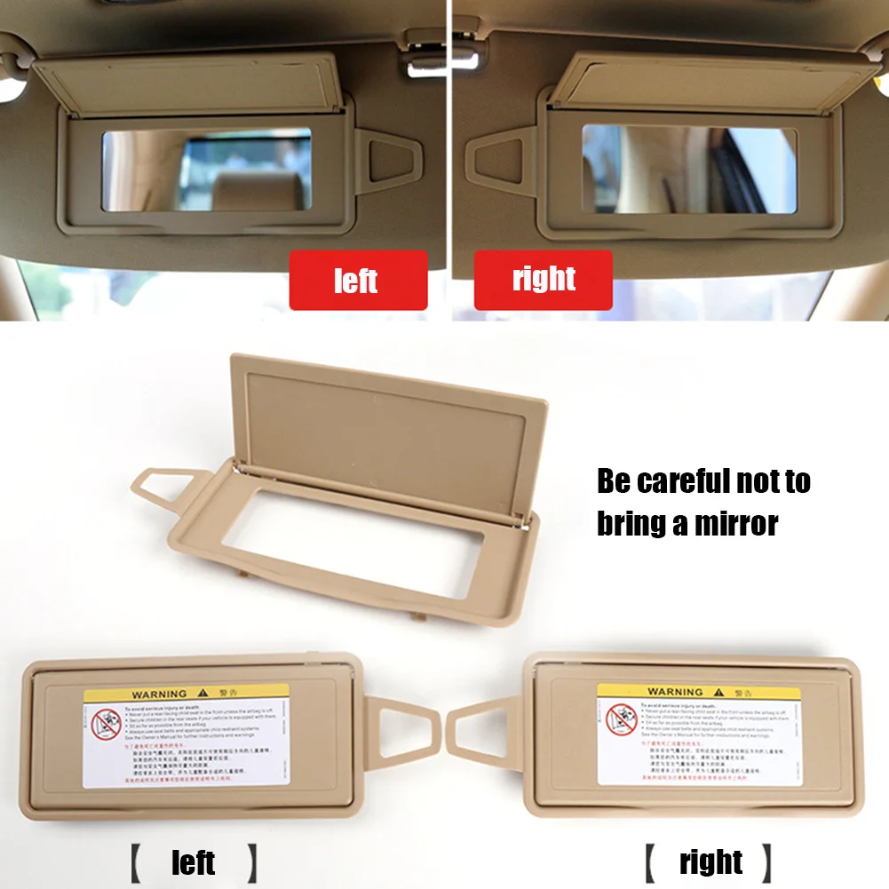 Sonnenblende Abdeckung - Für Mercedes S-Klasse W220 1998-2005 Rechts
