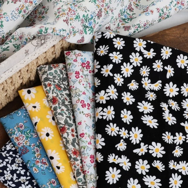 Floral Cotton Meter Fabrics, Clearance Cotton Fabric