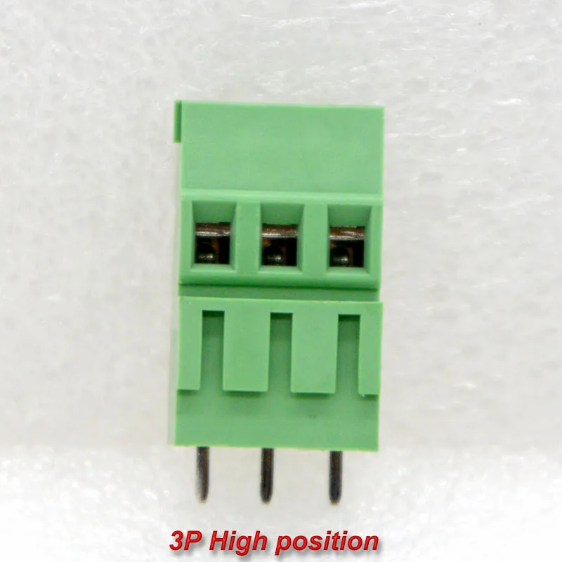 10 компл. винт PCB терминал разъем 300В 10A KEFA/MG 500/128L-5.0-2P/3P Высокое и низкое положение сплайсинга специальная