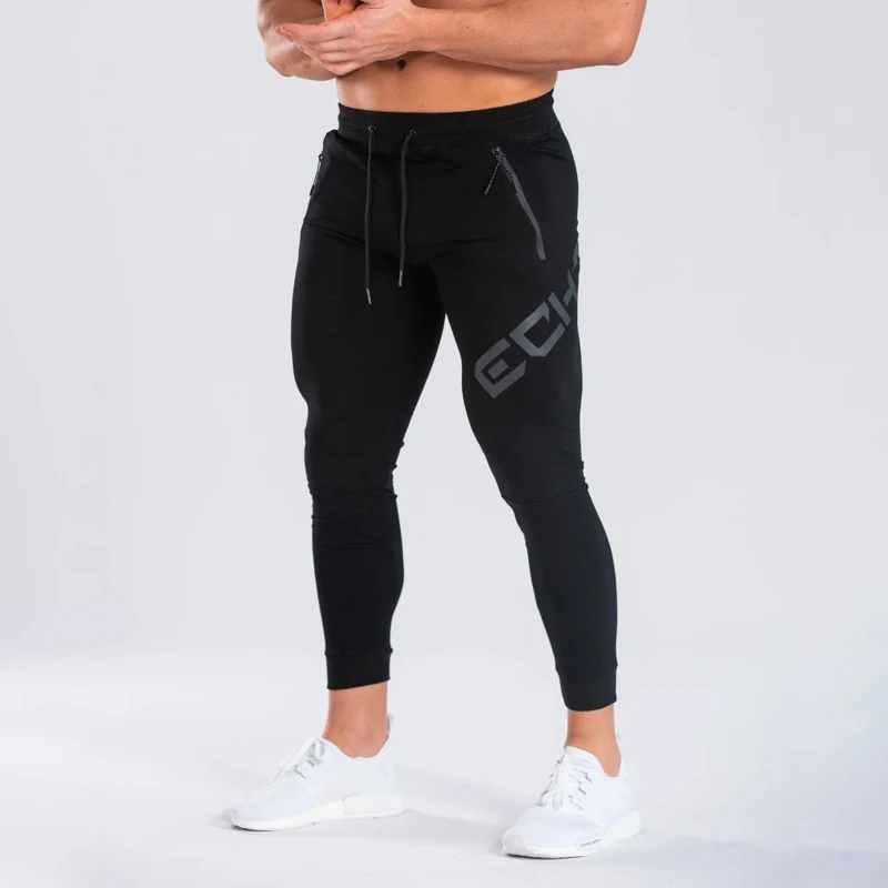 

2019 new spring and autumn brand gym men's jogger Sweatpants sportswear high quality bodybuilding pants