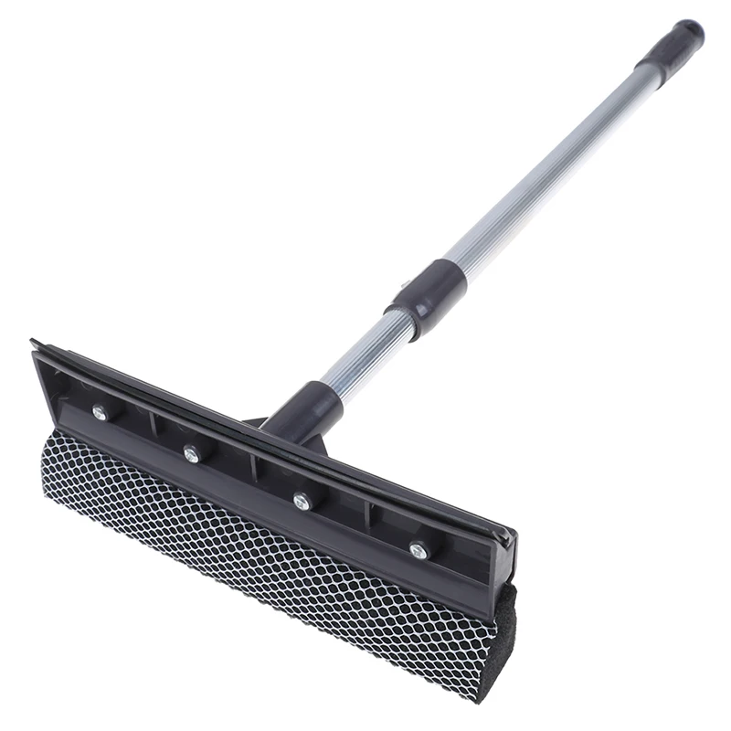 

1pc Adjustable Long Handle Cleanning Brush Glass Window Cleaner Wiper Bathroom Anti-slip Cleaner Brush