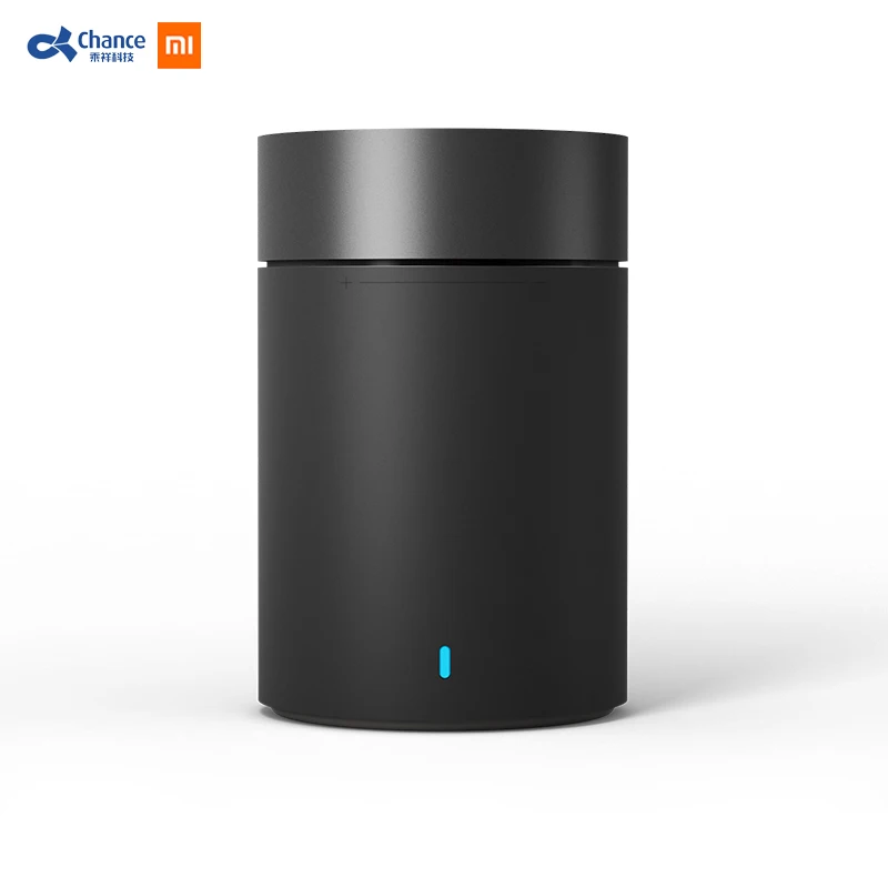 black Xiaomi Bluetooth 4,1 динамик Cannon 2 Цилиндрический металлический Мини Портативный беспроводной минималистичный дизайн громкой связи - Цвет: black