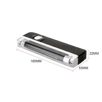 

Violet Fluorescent Portable Money Detector UV Light with Flashlight Small Counterfeit Light Counterfeit Pen 40JE