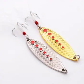 

li le New Products Lure Sequin Scale Red Dot Leech with Blood Slot Hook Topmouth Culter Bass Lure Lure Bait