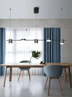 Современный минималистский ресторан подвесной светильник полоса минималистичный бар стол столовая креативная Длинная форма подвесные светильники