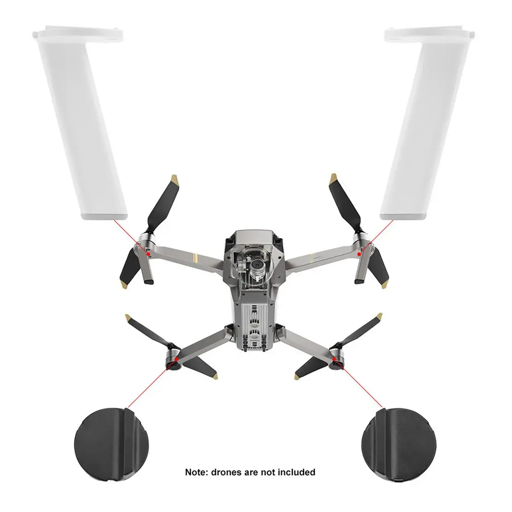 4 шт. Дрон шасси наборы для DJI Mavic pro замена расширитель ноги штатив сменный кронштейн крепления частей левый и правый