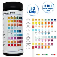 50 шт., тест-полоски для определения значения PH воды в аквариуме и пруду 50 шт., тест-полоски для определения значения PH воды в аквариуме и пруду