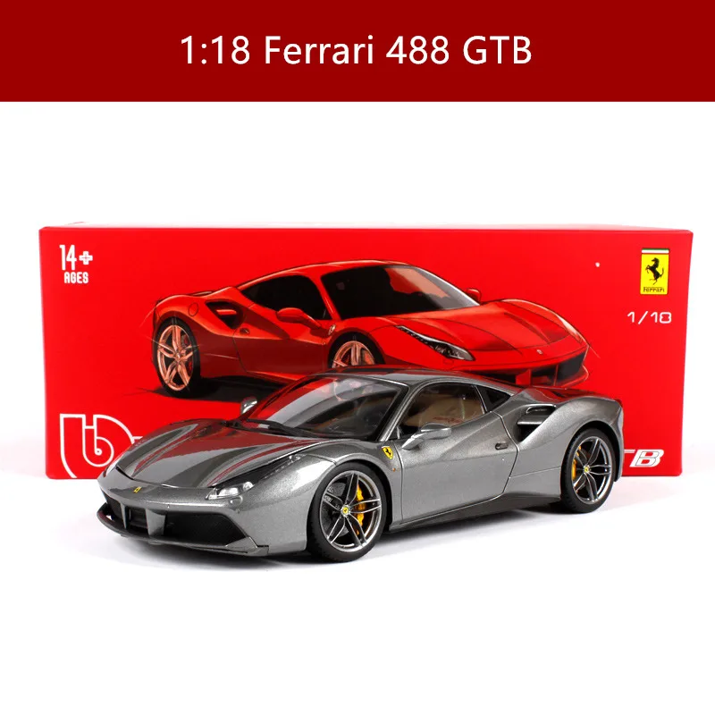 Золотой Bburago 1:18 Ferrari California модель автомобиля 1 18 имитация сплава оригинальная Rafa модель спортивного автомобиля супер модель автомобиля для бега подарок - Цвет: Золотой