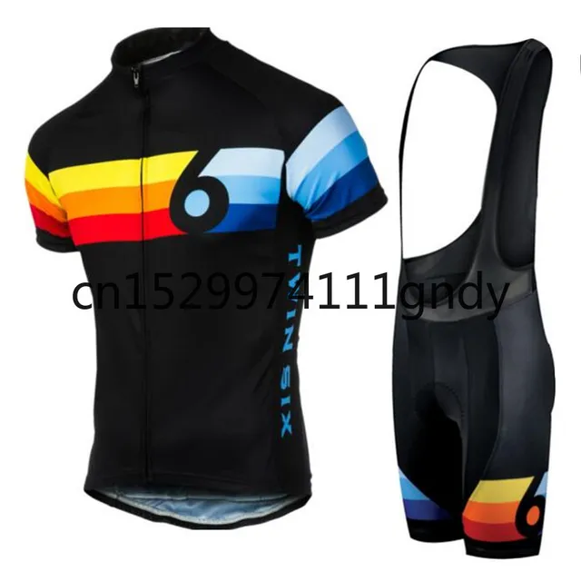 US $19.50 New 9D Gel pad Pro Team Twin Six Race Cycling Jersey 6 Ropa Ciclismo Quick-Dry Sports Jersey Cyclin