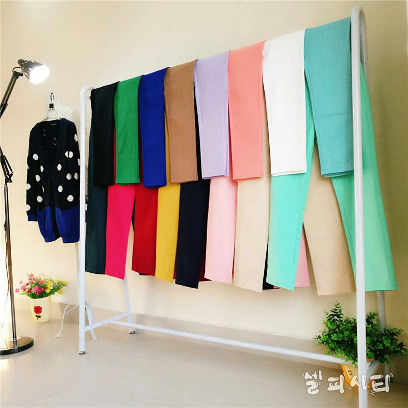 Casual Cotton Ankle-Length 92cm Pants women oversized pants Mid slim waist candy-colored pencil pants joggers women joggers Casual Cotton Ankle-Length 92cm Pants women oversized pants Mid slim waist candy-colored pencil pants joggers women joggers