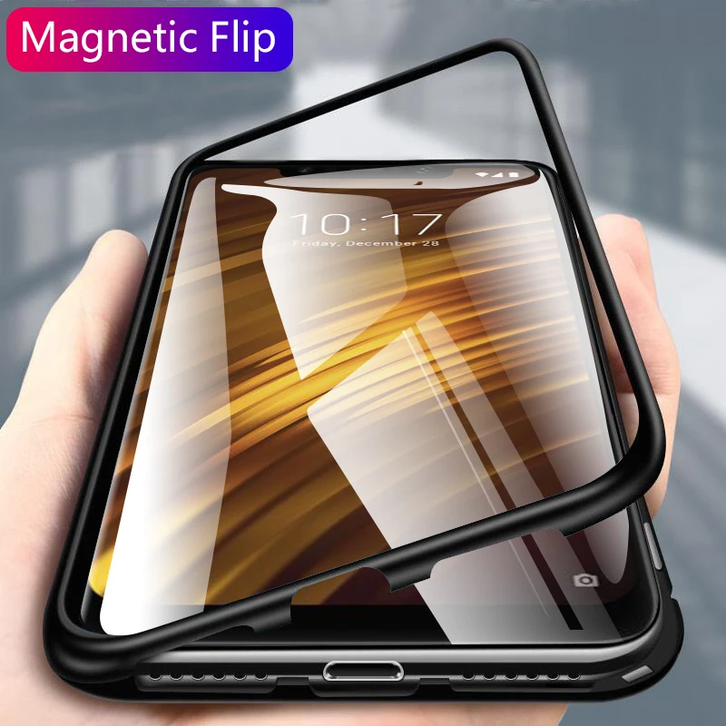 Магнитный металлический чехол для Samsung Galaxy S20 S10 S9 S8 Plus S7 Edge Note 8 9 10 A50 A70 A7 A8 A9 J4 6 2018