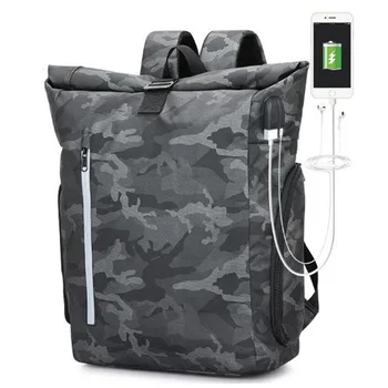 

New Backpack Middle School Student Bag Business Casual Fashion Simple Men'S Computer Bag Travel Backpack