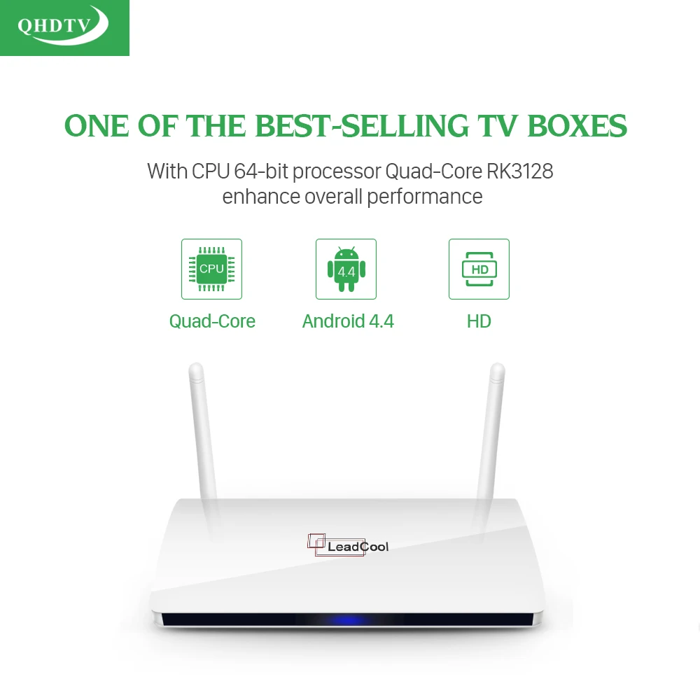 Leadcool Android 8,1 2G 16G tv Box QHD tv IP tv подписка Европа французский Турция Португалия голландский 1800 каналов 10000 VOD IP tv Box