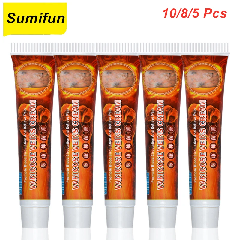 

10/8/5 Pcs Varicose Veins Treatment Cream Varicosity Angiitis Remedy Ointment Relief Veins Pain Herbal Body Varicose Veins Cream