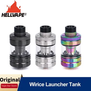 

Hellvape Wirice Launcher Tank 5ml/4ml Tank Capacity with 810 Delrin drip tip tank rta vs Zeus X Mesh RTA E-cigarette vape tank