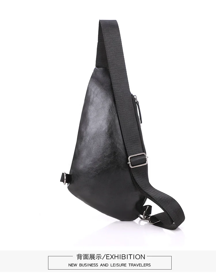 Водонепроницаемая сумка для груди, многофункциональная сумка из искусственной кожи, модная уличная сумка для зарядки через usb