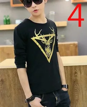 

2020 summer short-sleeved Men's Slim long Sleeve Trend Casual T-Shirt