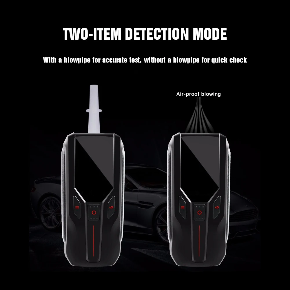 Алкотестеры Алкотестер профессиональный класс точность эффективный Цифровой портативный светодиодный дисплей USB зарядка Алкотестер дыхания
