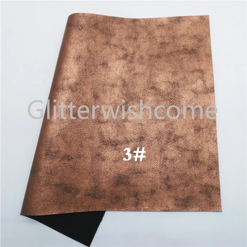 Glitterwishcome 21X29 см A4 размер винил для бантов металлик искусственная ткань, синтетическая кожа искусственная кожа листы для бантов, GM566A