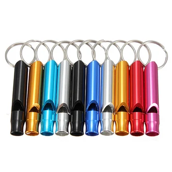 

Outdoor Sports Competition Survival Aluminum Alloy Practical Loud Sound Training Anti Rust Emergency Portable Whistle