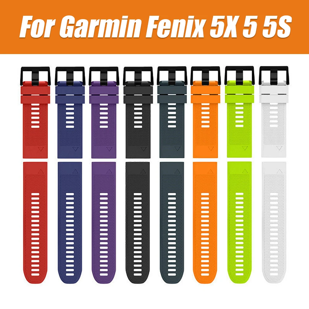 С быстросъемный ремешок на запястье 26 22 20 мм для смарт-часов Garmin Fenix 6x6 6S 5X 5 5S плюс 3