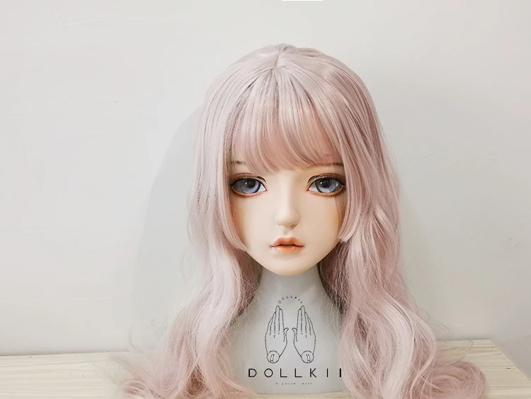 Dollkii 13) Женская Девушка кремнезема Косплей BJD переодевание кигуруми Голова маска Аниме ролевые игры вечерние Трансвестит кукольная маска