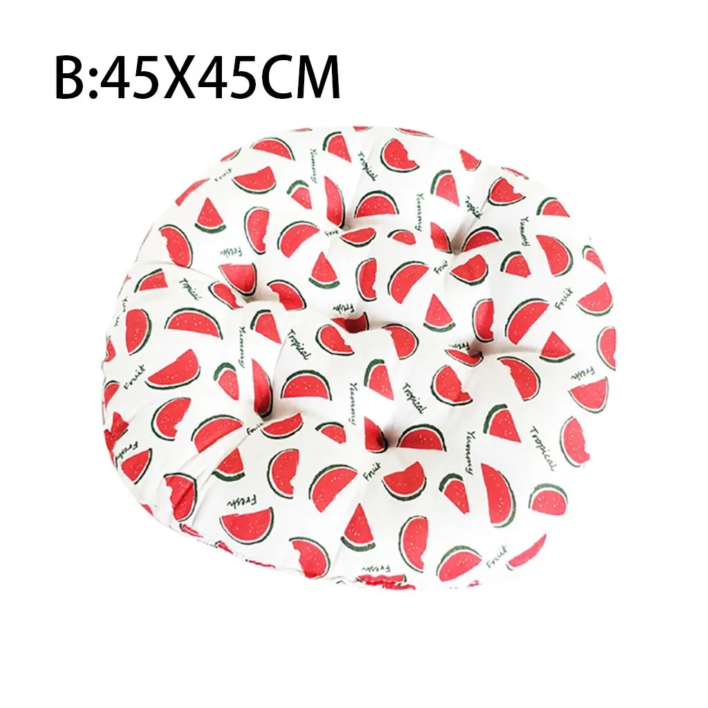 Chair Cushion Round Cotton Upholstery Soft Padded Cushion Pad Office Home Or Car Seat Cushion