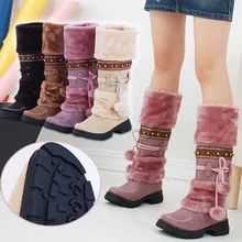 Высококачественные женские зимние ботинки; 1 пара; Плюшевые Нескользящие теплые дышащие зимние вечерние ботинки; G66