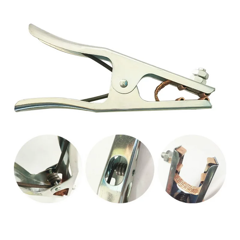 

500A Electroplated Ground Clamp Copper Welding Earth Clip For Manual Welder US Type For Manual Welder