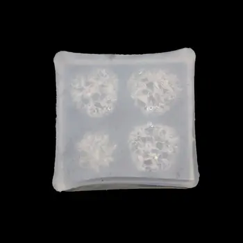 

Crystal Cluster Flower Resin Mold Quartz Druzy Gem Earring Molds Jewelry Making Tool DIY Craft Epoxy Resin Molds