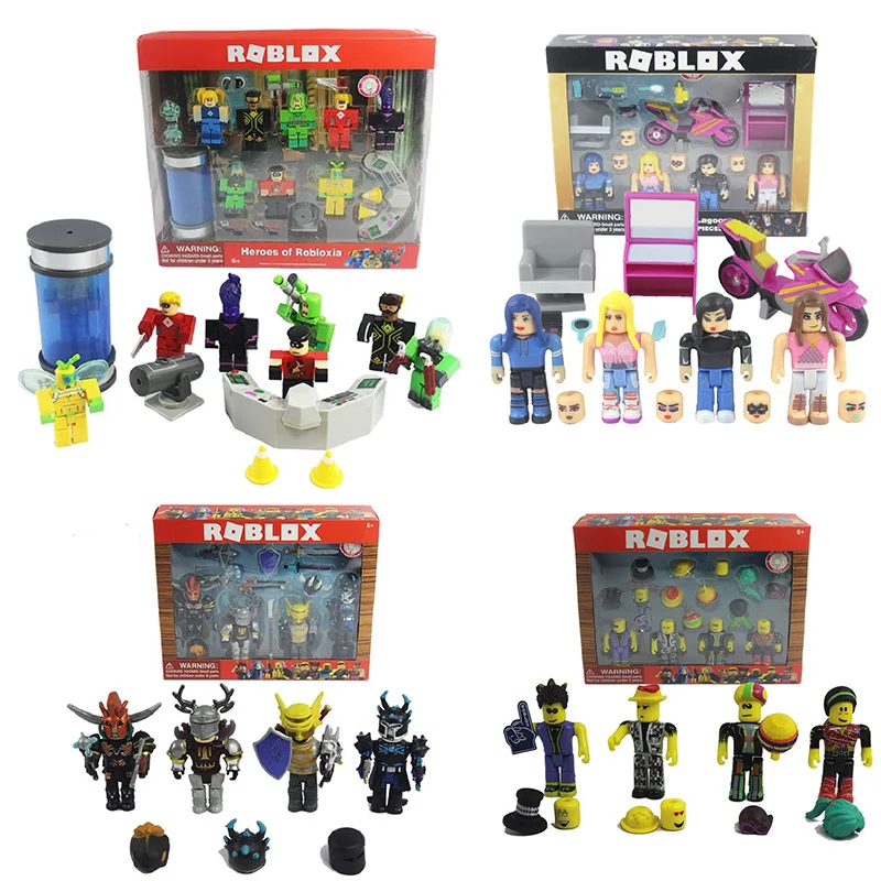 

16 Set Characters Robloxs Figure PVC Game Figma Oyuncak Action Figuras Robloxs Toys Boy