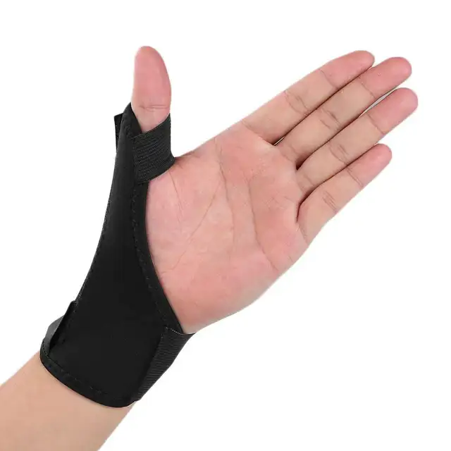 Защита больших пальцев рук поддержка запястья шина избавление от боли при артрите браслет черный