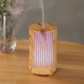 

2020 New Products 200ml Vertical Stripe Aroma Diffuser Retro Hollow out Aroma Diffuser Colorful Humidifier Support Gift