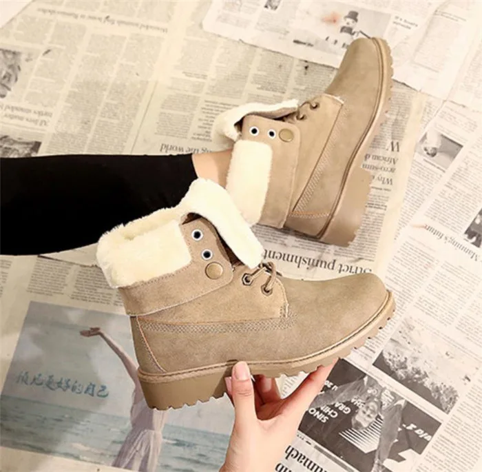 Women's Winter Boots Keep Warm Female Shoes High Quality Ankle Boots For Women New Fashion Womens Shoes Zapatos De Mujer