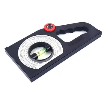 

Durable Slope Measuring Ruler Metalworking Black Practical Measure Level Ruler Sturdy Student Angle Gauge ABS Angle Measurement