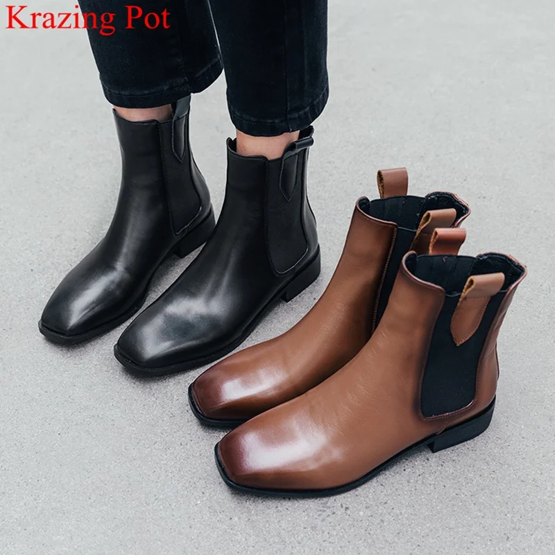dress square toe boots