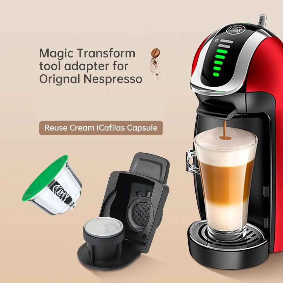 Adaptateur de capsules de café pour Nespresso, convertisseur Compatible