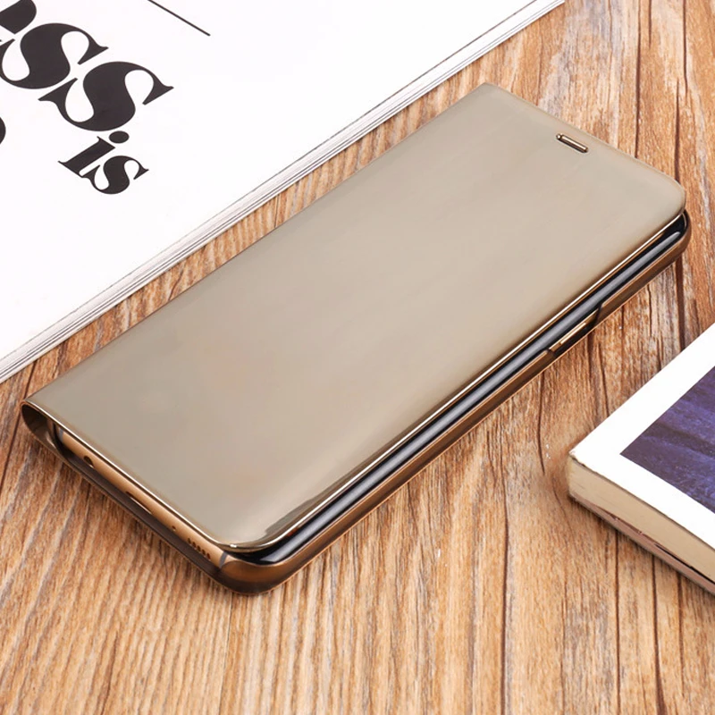 Для Samsung Galaxy A50 A70 A90 S10 5G S9 S8 Plus Note 9 8 A7 A9 2018 S10e M20 M30 чехол зеркальная подставка