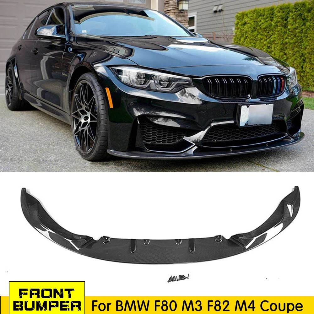 Передний бампер из углеродного волокна для BMW F80 M3 & F82 M4 Sedan Coupe Convertible 2014 2017|front bumper