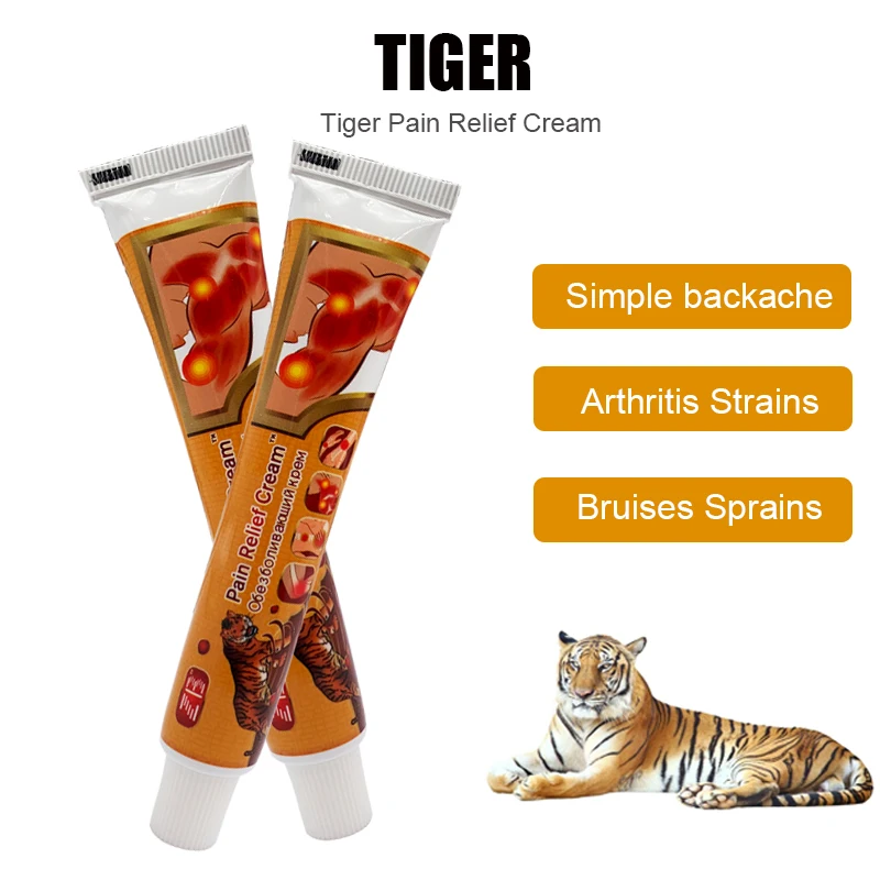 20 г бальзам Red Tiger для суставов спины обезболивающая мазь от боли быстрое