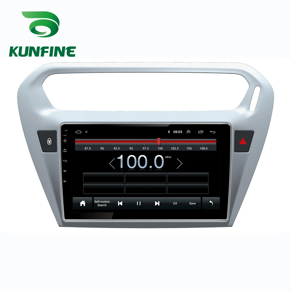 Восьмиядерный 1024*600 Android10.0 автомобильный DVD GPS навигационный плеер Deckless стерео для