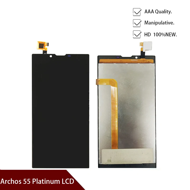 5 ''Новый оригинальный для ARCHOS 55 Platinum ЖК-дисплей сенсорный дигитайзер