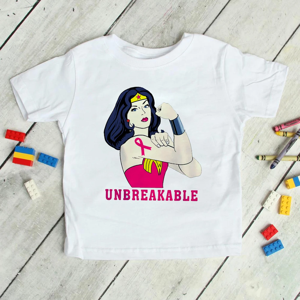 Wonder Women Girl T Shirts Summer Aesthetic Clothes Superhero Kids Oversized T-shirt Urbano Casual Children's Tops Y2k Camiseta t-shirt in kid	