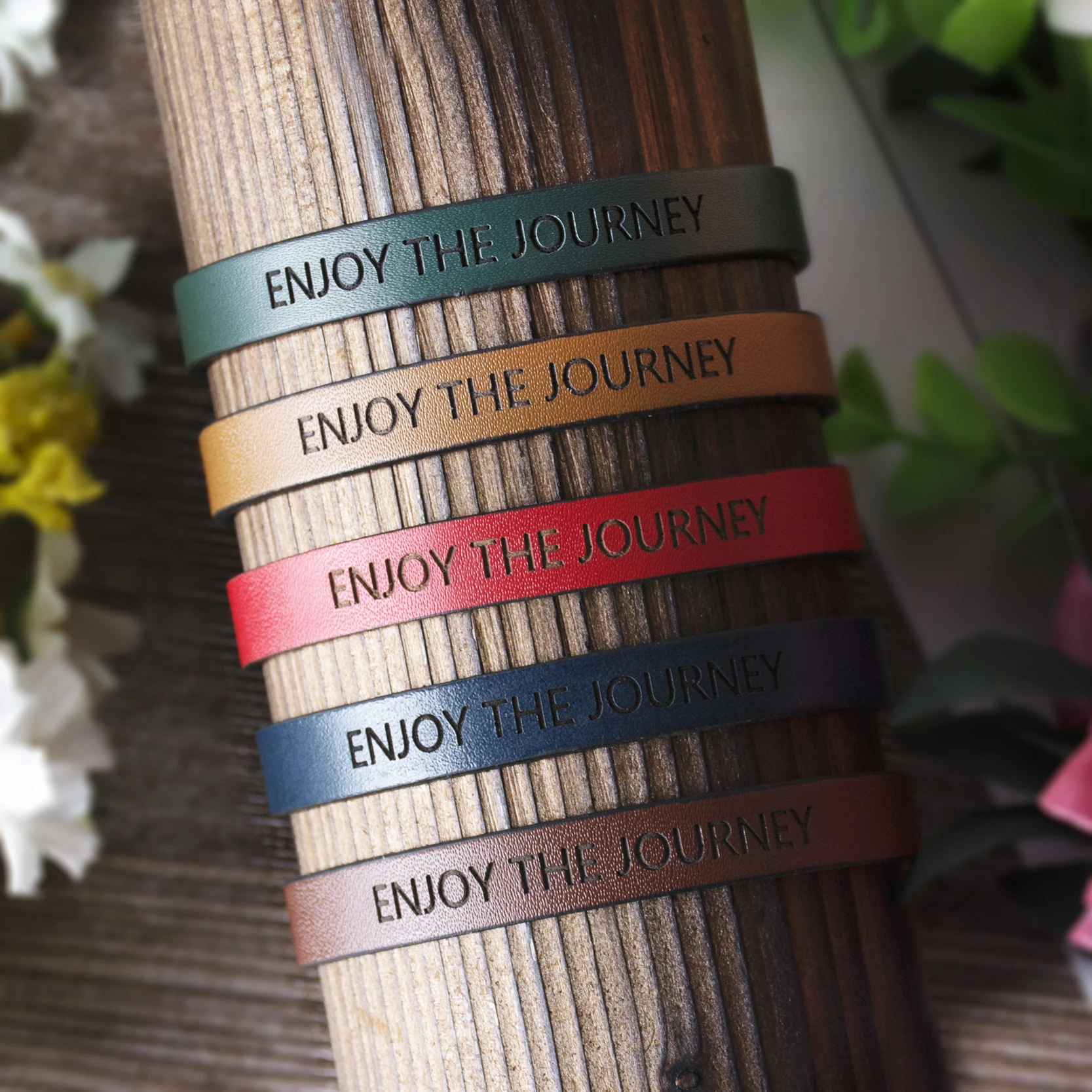 Наслаждайтесь путешествием браслет из натуральной кожи для мужчин и женщин на