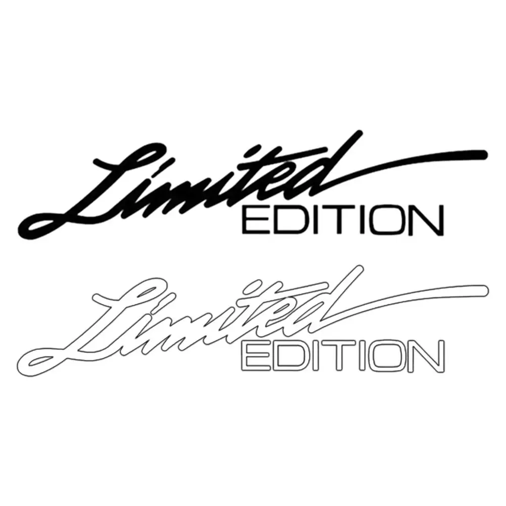 

80% HOT SALES Limited Edition Letter Removable Car Auto Body Bumper Decal Stickers Decoration