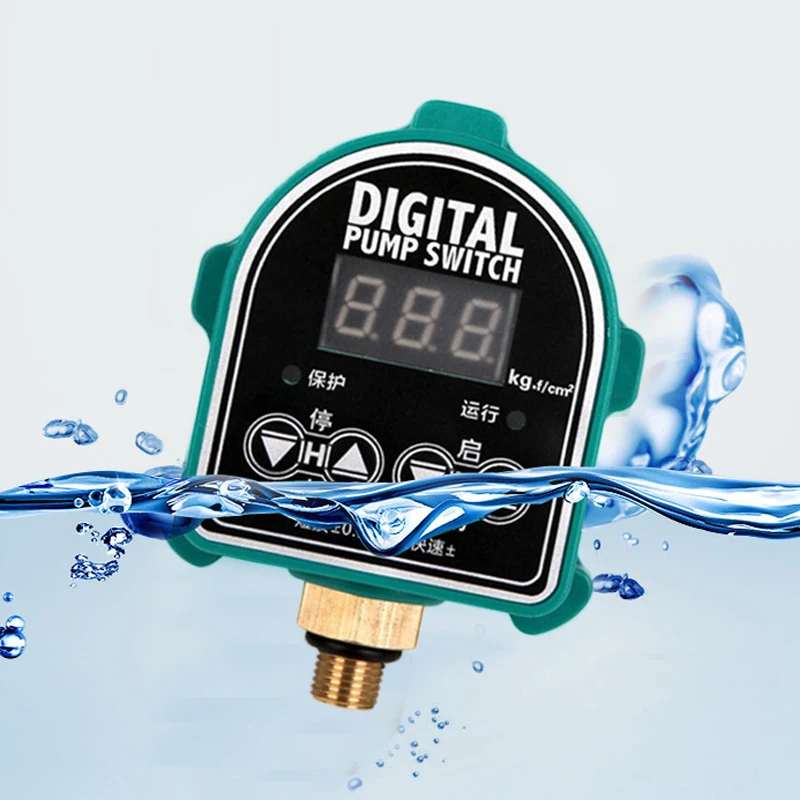 

Auto Digital Pressure Controller ON OFF Switch 220V For Water Air Gas Pump Set