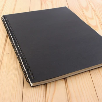 

Coil Notebook A5 notepad business office supplies student stationery exercise book retro kraft paper